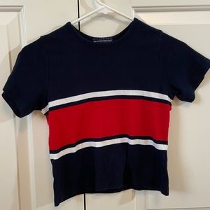 Super Cute Brandy Melville Red Stripe T-Shirt!